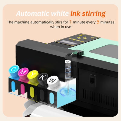 Full-Automatic DTF Printer Machine with 1 Year Warranty Win7/Win10/Win11 Compatible and CMYK+White Print Color